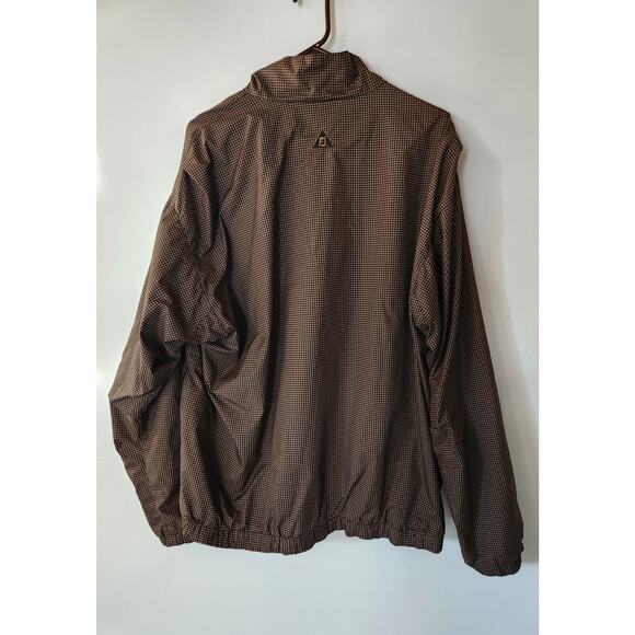 DryJoys Golf Pullover Windbreaker Houndstooth Lightweight Jacket Mens XL Outdoor - Picture 2 of 2